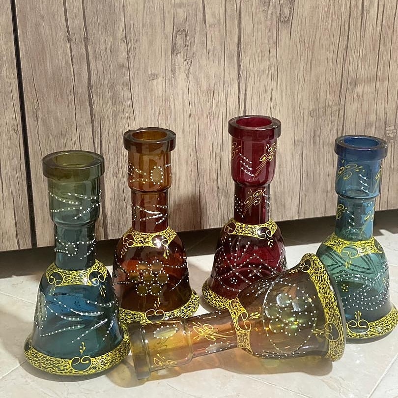 شیشه قلیان بوجاری طرح جدید